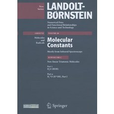 H2O (Hoh) Part 1 Alpha: Molecular Constants Mostly from Infrared Spectroscopy Subvolume C: Nonlinear Triatomic Molecules Hardcover, Springer