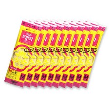 태화 고무장갑 선밴(M) 아이보리(식품전용) 10개, 아이보리, 중(M)