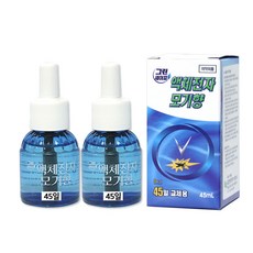 그린세이프 액체전자모기향 45일 교체품, 45ml, 2개