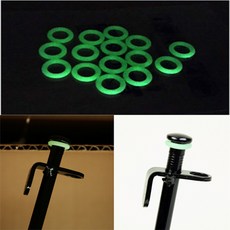 빠른발송 LED 스트링가드(걸림방지)캠핑용품 휠라이트 안전가드 스트링가드, 야광링, 10개