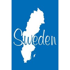 Sweden - Cobalt Blue Lined Notebook with Margins: 101 Pages Medium Ruled 6 X 9 Journal Soft Cover, Createspace Independent Publishing Platform