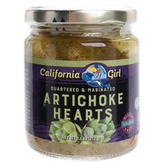 California Girl 쿼터드 앤 마리네이티드 아티초크 하트, 212g, 1개