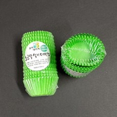 노르딕 28mm 색지 머핀컵 200장 유산지컵, 그린, 1개