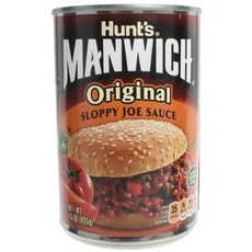 헌츠 맨위치 오리지널 슬로피 조 소스, 425g, 1개