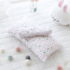 예지나홈 여름용 유아 베개커버(솜포함) 베개커버, 베개커버(솜포함)피치-핑크30x50