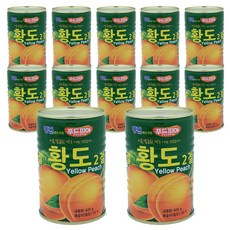 펭귄 황도 2절, 400g, 12개