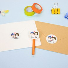공군 꾸나 캐릭터 스티커 (주문제작), 단품