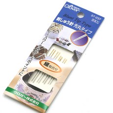 조이십자수 [크로바 57-237]비즈 자수바늘-두껍고 둥근타입 자수바늘