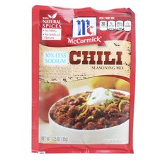 맥코믹 칠리 시즈닝 믹스 레스 소듐, 35g, 1개