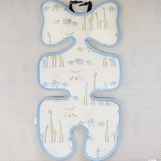 베이비스토리 3D 에어매쉬 유모차 쿨시트/쿨카시트 겸용, 블루, 1개