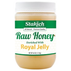 Stakich 스타키치 로얄젤리 로우 허니 40oz(1134g), 1개