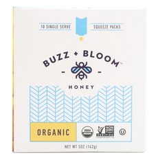 Buzz + Bloom 허니 싱글 서브 오가닉, 142g, 1개