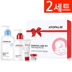 아토팜 에센셜 케어 2종세트 탑투토워시 300ml+MLE로션 200ml, 2세트
