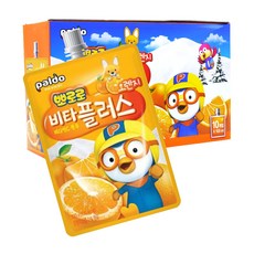 팔도 뽀로로 비타플러스 오렌지맛 음료수 어린이음료 10개