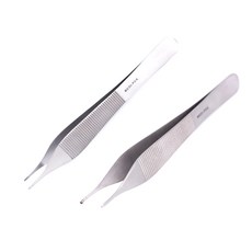 SHANZA 에디슨 핀셋 (무구 유구) Adson Forcep 12cm, 2. 유구