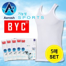 BYC 에어로쉬 조끼런닝 5매