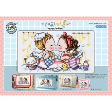 한복십자수도안