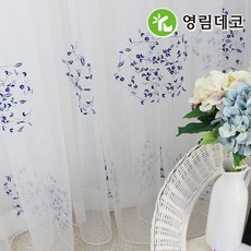 자수속커튼
