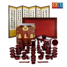 춘향골 남원목기 물푸레 복 제기47+오동함+추사사군자6폭병풍+제사상(향로상+퇴주그릇), 1box, 접시18,나물접시3,술잔3,잔대3,탕기3,식혜그릇1,향로1,촛대2,어틀1,편틀1,지방틀1,주발2세트,오동함1,6폭병풍,제사상,향로상,퇴주그릇