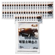 벅스웨이 메밀소바소스 25g, 50개