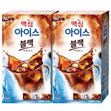 맥심 아이스 블랙 커피믹스, 5.9g, 100개입, 2개