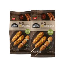 동원 퀴진 치즈 크리스피핫도그 400gX2개, 400g, 2개