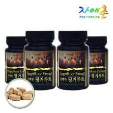 힐링 간편한 핑거루트 추출분말함유 타정 60정(+사은품), 36g, 4통