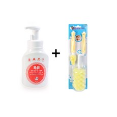 비앤비 젖병세정제 거품형 액상형 + 젖병솔, 1set