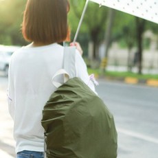 플라잉피그 백팩 방수 커버 / 가방 비옷, 블랙