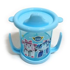 팬시모아 유아용 매직컵, 로보카폴리매직컵200ml