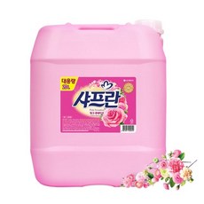 LG생활건강 샤프란 20L 섬유유연제 대용량 - 1통