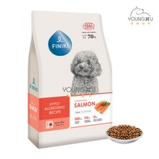 FINIKI 유기농 피니키 하이퍼알러지 강아지사료-연어 (피니키 치킨캔 증정), 2.5kg, 1포