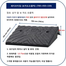 세이프티업 차량진입판 150(15Cm)상가진입판 장애인경사로