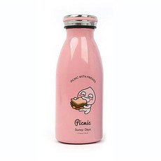 카카오프렌즈 피크닉 밀키 스텐보틀(350ml) (어피치), 어피치, 350ml