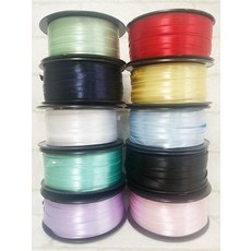 5미리 고밀도 양면공단리본/한복방향제동정/옷고름, 네이비 1마(90cm), 1개