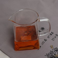 사각 유리숙우 小 350ml(HS-319S)
