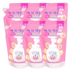 아이깨끗해 핸드워시 레몬향 리필, 200ml, 6개