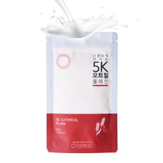 찬슬 5K 오트밀 플레인, 60g, 5개