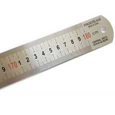 중앙데코 철 직자 스틸자 180cm, 1개