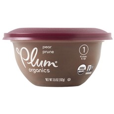 플럼오가닉스 칠드런 볼 어린이 푸딩, 1개, 배 + 푸룬 ( Pear + Prune), 102g