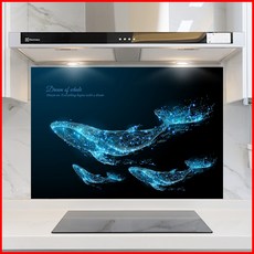 주방아트보드고래의꿈실버