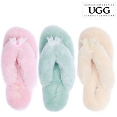 UGG 어그 플러프 플립플랍 쪼리 슬리퍼 겨울 여자 실내화 3컬러 선물 추천