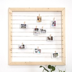 다니우드 우드 11줄 포토라인(대) 액자, 1개