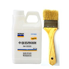 보스코 수성프라이머 1kg 붓증정 인테리어 필림용 접착증진제 본드, 1개