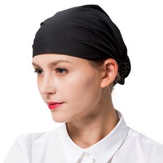 예경 두건 FREE 기본두건 리본두건 주방두건 위생두건 조리모 요리모-빠른발송, PO-114/검정색, 1개