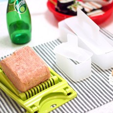 도블레 스팸김밥 만들기(슬라이서+김밥틀소틀+대틀), 그린+소틀+대틀, 1개
