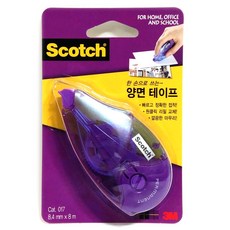 3M 스카치 한 손으로 쓰는 양면테이프 8.4mmx8m