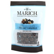 Marich 다크 초콜릿 씨 솔트 카라멜, 134g, 1개