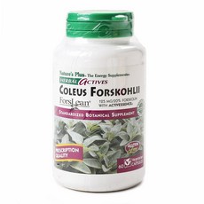네이처스플러스 콜리우스 포스콜리 125mg 베지테리안 캡슐, 60개입, 1개