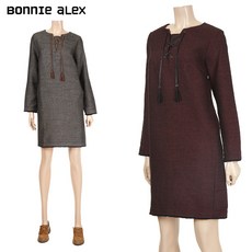보니알렉스 (보니알렉스) 에스닉 테슬 디테일 원피스 (BDOZ509A)